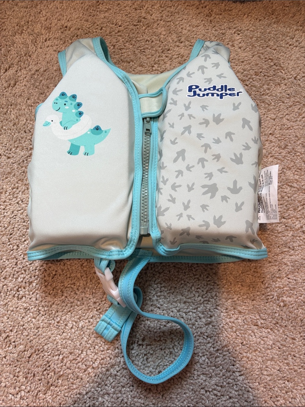 Puddle Jumper Kids Float Vest by Puddle Jumper - Light Blue/Teal